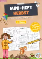 Vorschau - Arbeitsblätter - Mini-Heftchen: Herbst - 1. Klasse (25 Arbeitsblätter) - Deckblatt