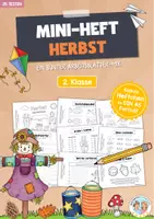 Vorschau - Arbeitsblätter - Mini-Heftchen: Herbst - 2. Klasse (25 Arbeitsblätter) - Deckblatt