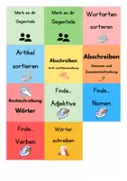 Vorschau - Stationenlernen - Spielcover Freiarbeit eduki - Seite 1