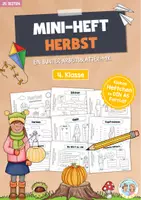 Vorschau - Arbeitsblätter - Mini-Heftchen: Herbst - 4. Klasse (25 Arbeitsblätter) - Deckblatt