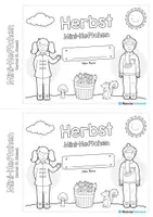 Vorschau - Arbeitsblätter - Mini-Heftchen: Herbst - 4. Klasse (25 Arbeitsblätter) - Seite 1