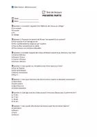 Aperçu - Tests - 📘 2 évaluations de lecture sur « Manon Lescaut » de Abbé Prévost (versions A/B) – pour un contrôle ciblé chapitre par chapitre en classe - Page 1
