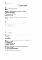 Aperçu - Tests - 📘 Évaluations de lecture sur « L’Avare » de Molière (versions A/B) – pour un contrôle ciblé acte par acte en classe - Page 1
