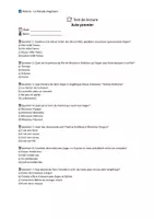 Aperçu - Tests - 📘 Évaluations de lecture sur « Le Malade imaginaire » de Molière (versions A/B) – pour un contrôle ciblé acte par acte en classe - Page 1
