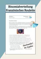 Vorschau - Arbeitsblätter - Binomialverteilung Roulette - Deckblatt