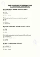 anteprima - Quiz - Quiz: Analizzare testi informativi su Halloween cogliendo i dettagli - Pagina 2