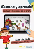 Vista previa - Juegos / Gamificación - Sonidos de la Granja | Paisaje Sonoro para Inicial Primaria - Portada
