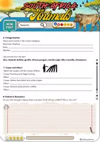 Vorschau - Arbeitsblätter - South Africa Animals Reading - Grade 9 - Seite 3
