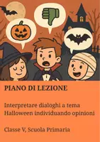 anteprima - Piani di lezione - Interpretare dialoghi a tema Halloween individuando opinioni - Pagina di copertina