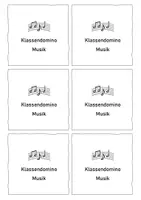 Vorschau - Spiele - Klassendomino Musik (Deutsch) - Seite 1