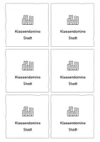 Vorschau - Spiele - Klassendomino Stadt (Deutsch) - Seite 1