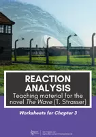 Vorschau - Arbeitsblätter - Reaction Analysis - Teaching Material for The Wave Chapter 3 (Novel by T. Strasser) - Deckblatt