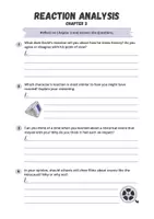 Vorschau - Arbeitsblätter - Reaction Analysis - Teaching Material for The Wave Chapter 3 (Novel by T. Strasser) - Seite 2