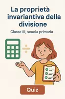 anteprima - Quiz - La proprietà invariativa della divisione - Quiz - Pagina di copertina
