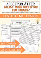 Vorschau - Arbeitsblätter - Lesematerial Berufe: Arbeitsblätter mit Fragenmix für alle Klassen (5-9) - Deckblatt