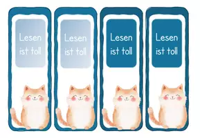 Vorschau - Anderer Materialtyp - Lesezeichen Katze - Seite 3