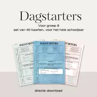 Voorbeeld - Dagstarters groep 8 - Voorblad