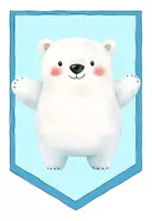 Vorschau - Anderer Materialtyp - Wimpelkette Eisbären - Deckblatt