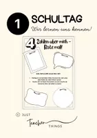 Vorschau - Arbeitsblätter - 1. Schultag - 4 Zahlen über mich! (Kennenlernen) - Deckblatt