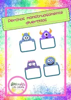 Vista previa - Decoración del aula - PERCHAS MONSTRUOSAMENTE DIVERTIDAS - Portada