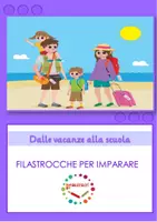 anteprima - Materiale di supporto/inclusione - Dalle vacanze alla scuola - Poesia di Gianni Rodari - Pagina di copertina
