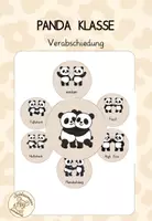Vorschau - Präsentationen/Tafelbilder - Pandaklasse - Begrüßung/ Verabschiedung - Deckblatt