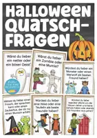 Vorschau - Spiele - Halloween Sprechanlässe - Was ist besser? Deutsch / DAZ Quatschfragen - Deckblatt