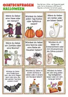 Vorschau - Spiele - Halloween Sprechanlässe - Was ist besser? Deutsch / DAZ Quatschfragen - Seite 2