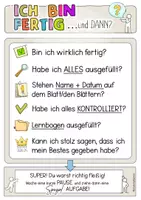 Vorschau - Poster - Ich bin fertig und dann? Classroommanagement im Comic Stil - Seite 1