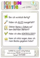 Vorschau - Poster - Ich bin fertig und dann? Classroommanagement im Comic Stil - Seite 2
