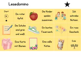 Vorschau - Spiele - Lesedominos differenziert für die Freiarbeit 4 Versionen - Seite 2