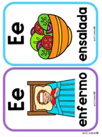 Vista previa - Manualidades / Dibujos para colorear - Letra de la Semana. Vocal E - página 3