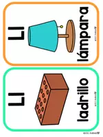 Vista previa - Manualidades / Dibujos para colorear - Letra de la Semana. Letra L - página 2