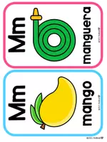 Vista previa - Manualidades / Dibujos para colorear - Letra de la Semana. Letra M - página 1