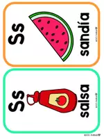 Vista previa - Manualidades / Dibujos para colorear - Letra de la Semana. Letra S - página 2