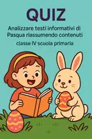 anteprima - Quiz - Quiz: Analizzare testi informativi di Pasqua riassumendo contenuti - Pagina di copertina