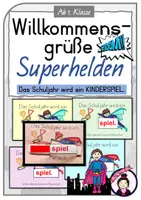 Vorschau - Stundenentwürfe - Materialpaket SUPERHELDENKLASSE - Seite 1