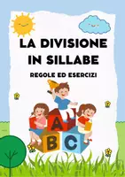 anteprima - Esercizi - LA DIVISIONE IN SILLABE, REGOLE ED ESERCIZI - Pagina di copertina