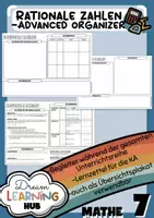 Vorschau - Poster - ADVANCED ORGANIZER & MERKPLAKAT (KOMPLETTE SEK 1) - SUPER-Materialpaket (Mathe) - Seite 1