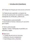 Vista previa - Hojas de trabajo - Flip Book Accentuació CAT/CAST - página 1