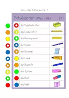 Vorschau - Stationenlernen - Freiarbeitskarten SCHULSACHEN - Seite 2