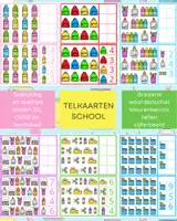 Voorbeeld - tel-kaarten school - Voorblad
