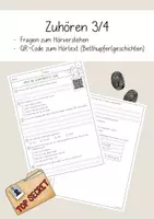 Vorschau - Arbeitsblätter - Zuhörtext "Susi" mit Fragen - Klasse 3/4 - Deckblatt