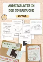 Vorschau - Unterrichtsreihen - Materialpaket | Arbeitsplätze in der Schulküche | Merkblatt & Lapbook-Vorlage - Seite 1