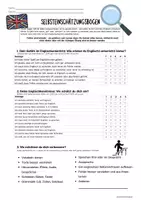 Vorschau - Fördermaterial/Inklusion - SELBSTEINSCHÄTZUNGSBOGEN - Stärken & Schwierigkeiten in Englisch einschätzen (Mittel- und Oberstufe) - Seite 1