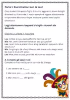 anteprima - Esercizi - Interpretare dialoghi sul Carnevale estraendo dettagli - Pagina 1