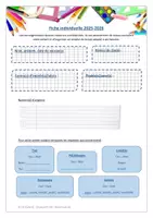 Aperçu - Outils du professeur - Fiche de renseignement ULIS - mise à jour - Page de couverture