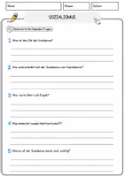 Vorschau - Arbeitsblätter - Sozialismus Arbeitsblätter mit Fragen + Lösungen AB - Seite 3