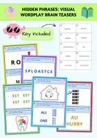 Náhled - BRAIN TEASERS - Hidden Phrases Visual Wordplay - boční 3
