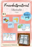 Vorschau - Spiele - Freiarbeit: Silbenkasten - Zuhause (Kl. 1) - Deckblatt